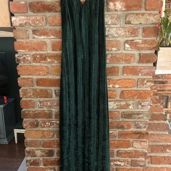 NBD Teal Mesh Evening Dress - Picture 5 of 6